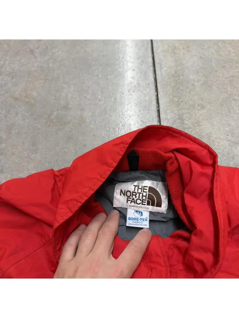 vintage the north face goretex mountain parka jacket size xl